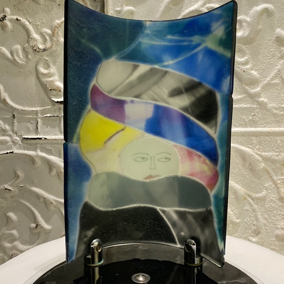 ✨Sebino Arte Italy Fused Art Glass Lamp - Handcrafted Beauty ✨ - Picture 7 of 10